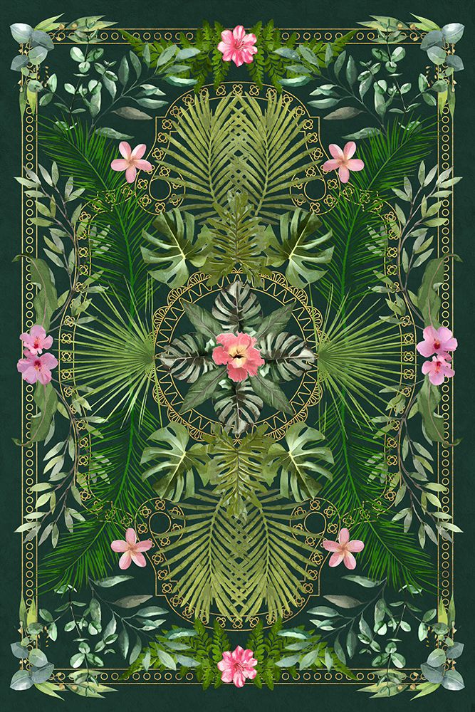 Tropical Foliage 15 art print by Amini54 for $57.95 CAD