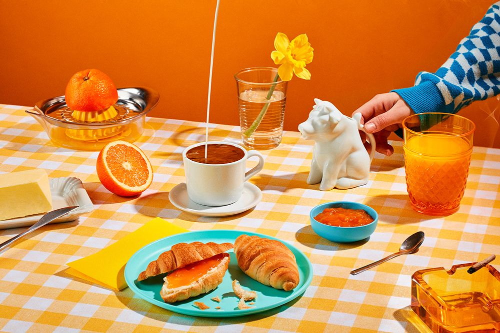 Breakfast.1 art print by Julia Ramiro for $57.95 CAD