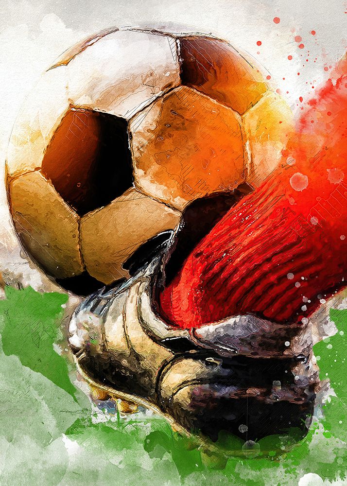 Football 2 Sport Art art print by Justyna Jaszke for $57.95 CAD