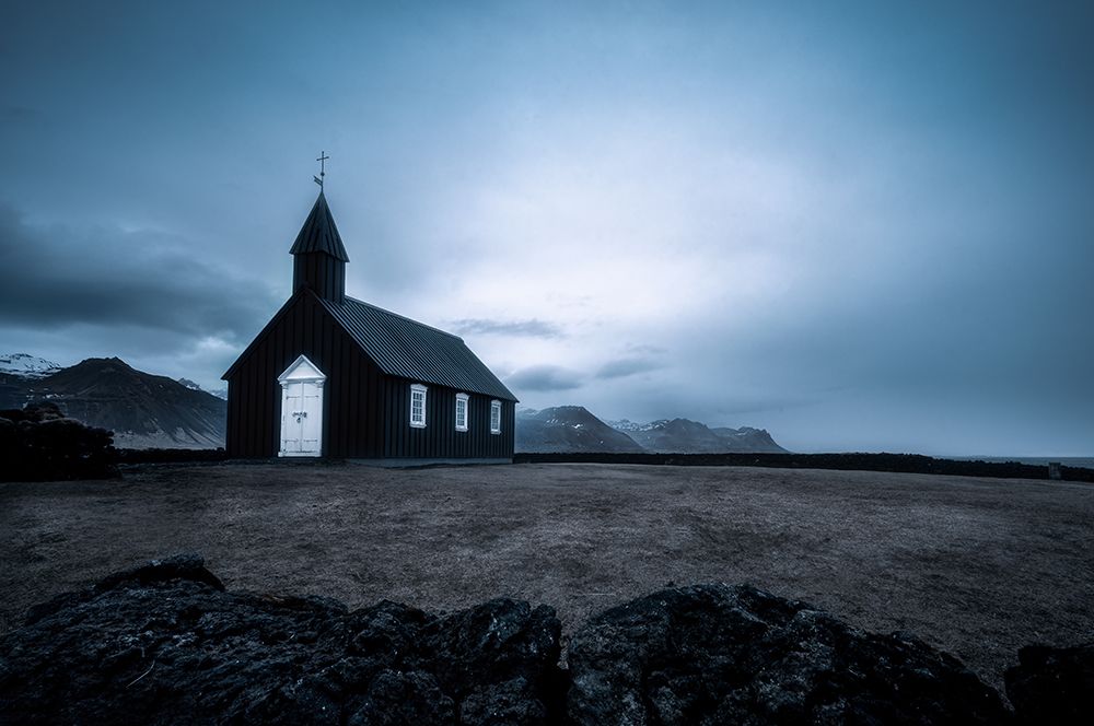 Church At Budhir, Iceland art print by Martin Moravek for $57.95 CAD