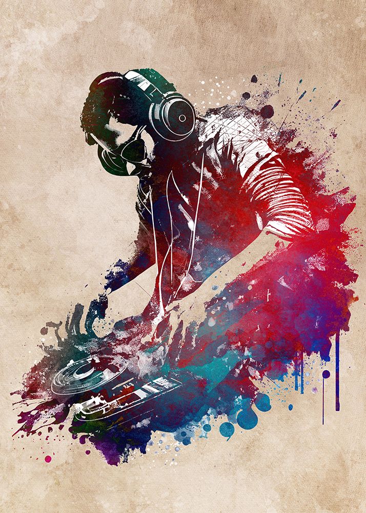 Music Dj 2 art print by Justyna Jaszke for $57.95 CAD