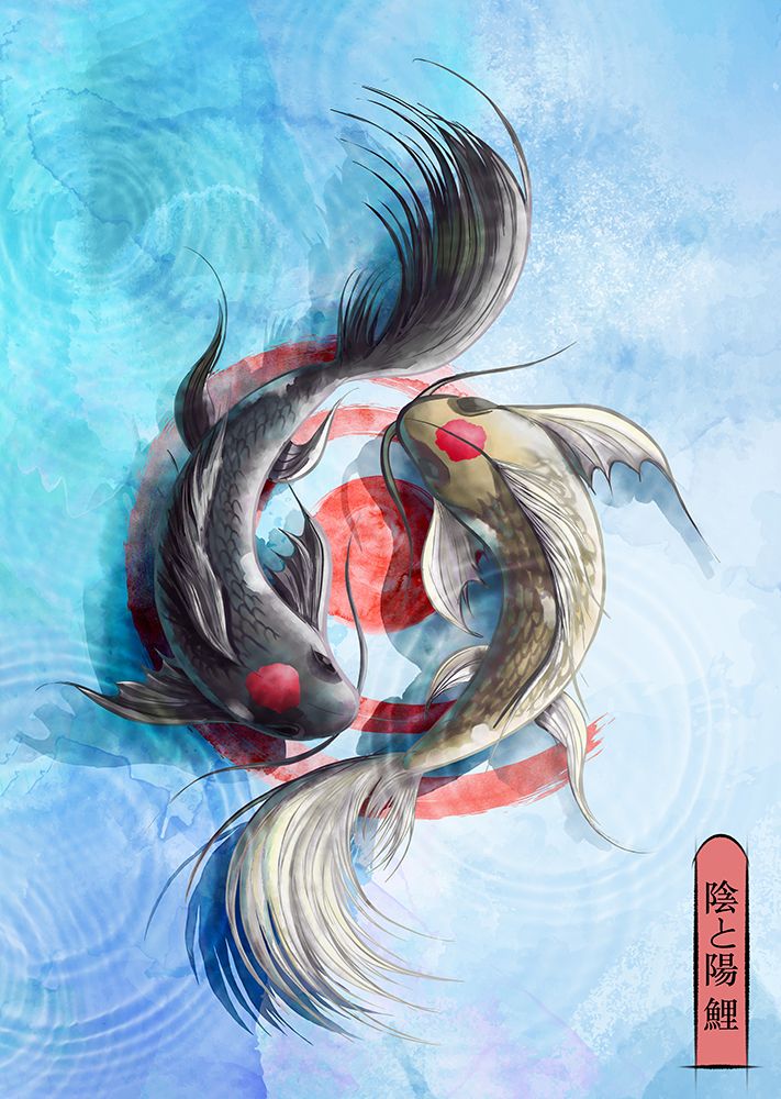 Light Koi art print by Fadil Roze for $57.95 CAD