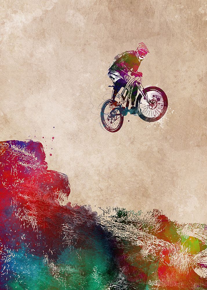 Cycling Sport Art 7 art print by Justyna Jaszke for $57.95 CAD