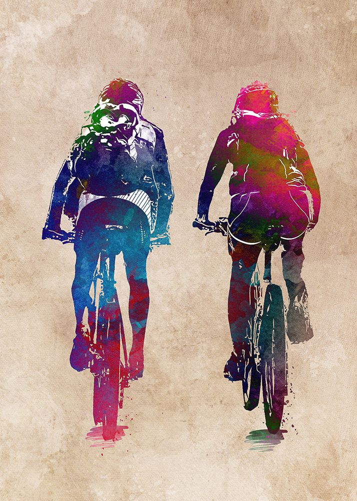 Cycling Sport Art 9 art print by Justyna Jaszke for $57.95 CAD