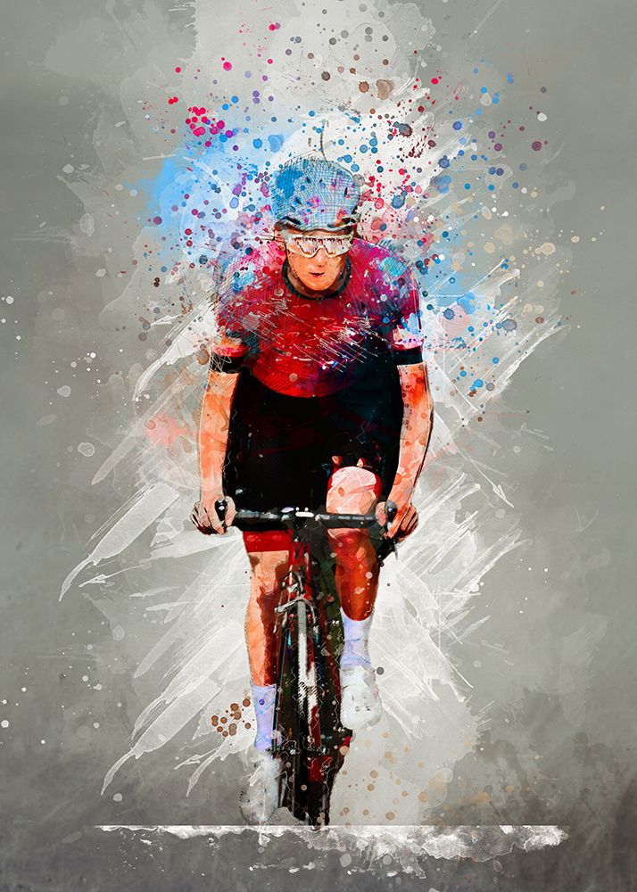 Cycling Sport Art 30 art print by Justyna Jaszke for $57.95 CAD