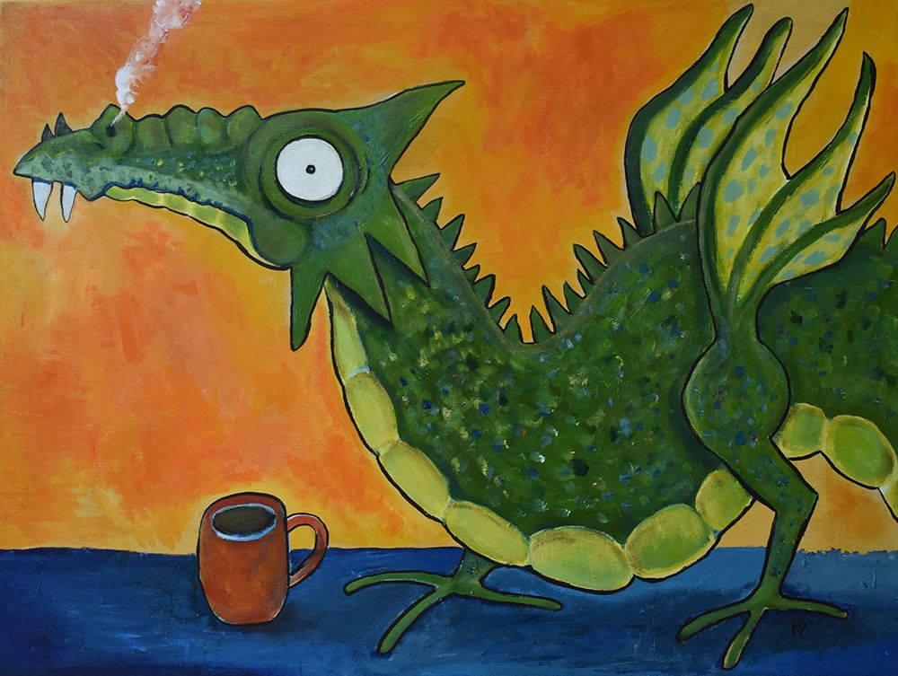 Coffedragon art print by Andrea Doss for $57.95 CAD
