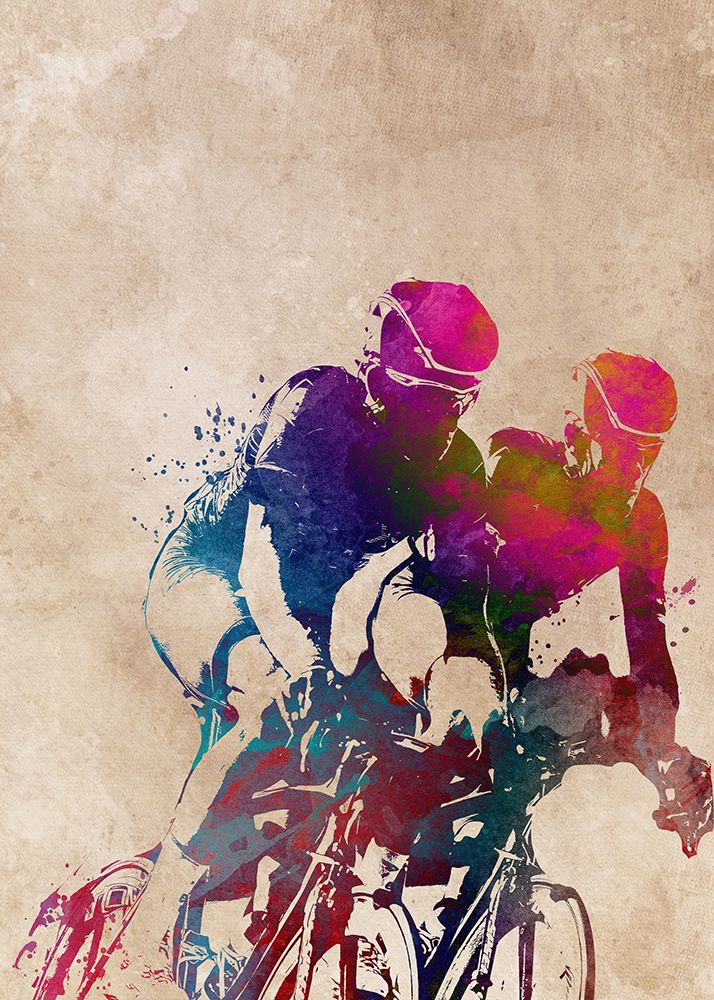 Bikers Sport Art 36 art print by Justyna Jaszke for $57.95 CAD