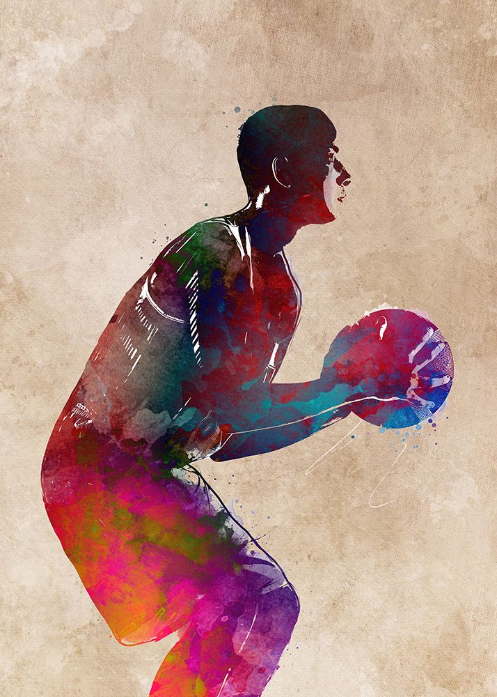 Basketball Sport Art 7 art print by Justyna Jaszke for $57.95 CAD