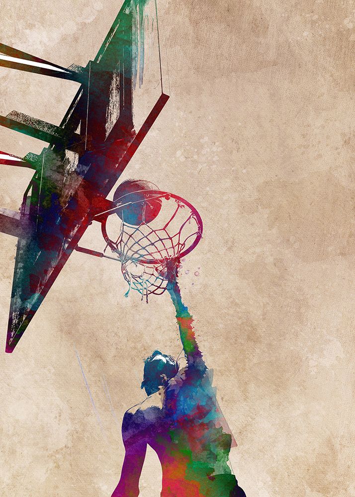 Basketball Sport Art 15 art print by Justyna Jaszke for $57.95 CAD