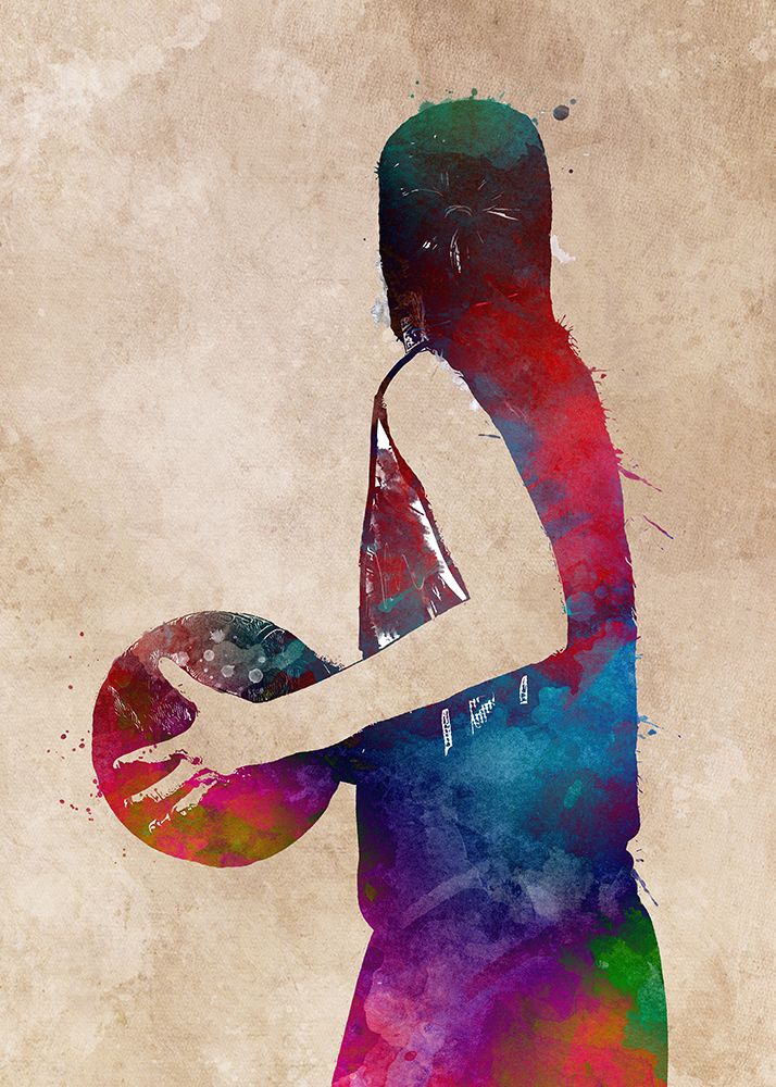 Basketball Sport Art 19 art print by Justyna Jaszke for $57.95 CAD