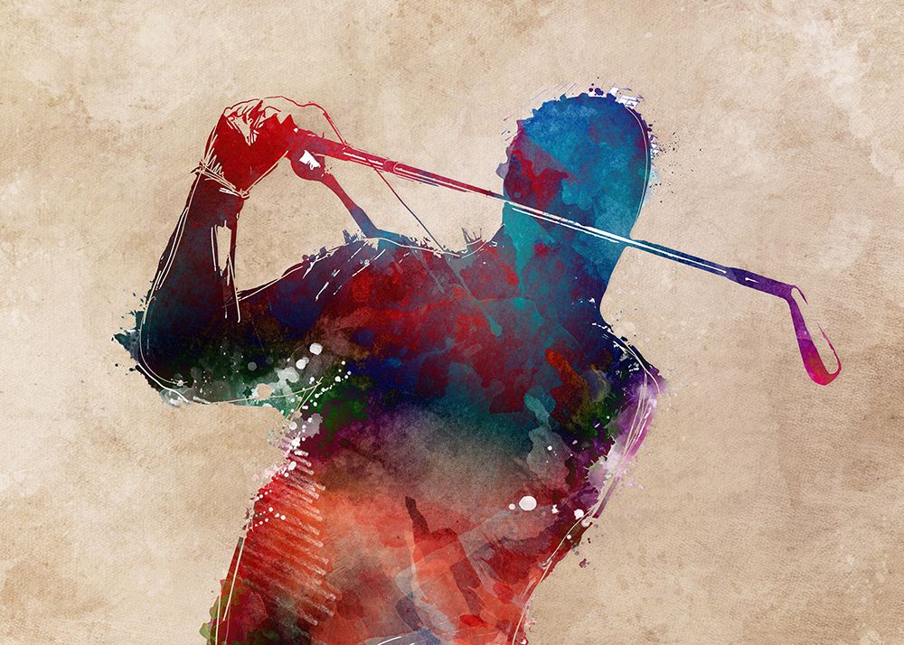 Golf Sport Art (3) art print by Justyna Jaszke for $57.95 CAD