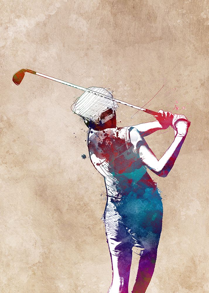 Golf Sport Art (7) art print by Justyna Jaszke for $57.95 CAD