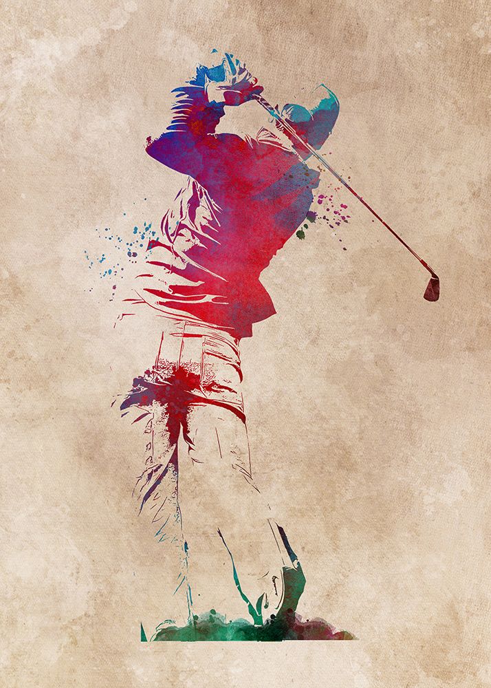 Golf Sport Art (8) art print by Justyna Jaszke for $57.95 CAD