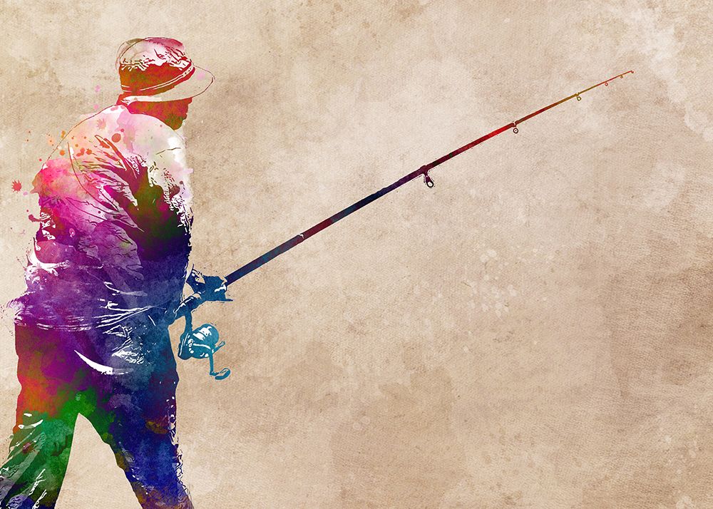 Fishing Sport Art 2 art print by Justyna Jaszke for $57.95 CAD