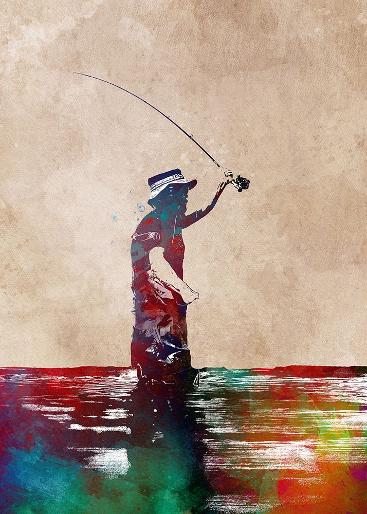 Fishing Sport Art 6 art print by Justyna Jaszke for $57.95 CAD