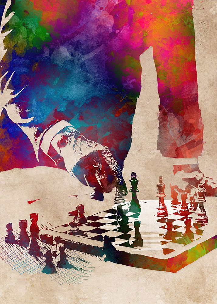 Chess Sport Art 3 art print by Justyna Jaszke for $57.95 CAD