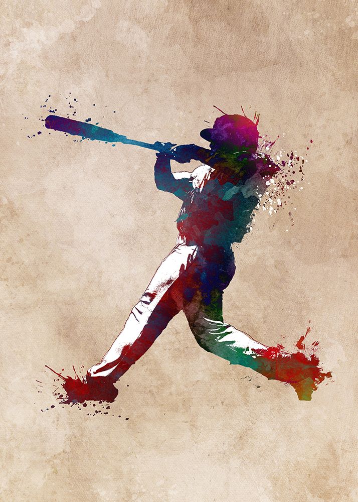 Baseball Sport Art 2 art print by Justyna Jaszke for $57.95 CAD