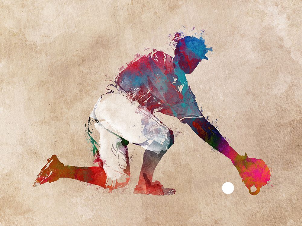 Baseball Sport Art 5 art print by Justyna Jaszke for $57.95 CAD
