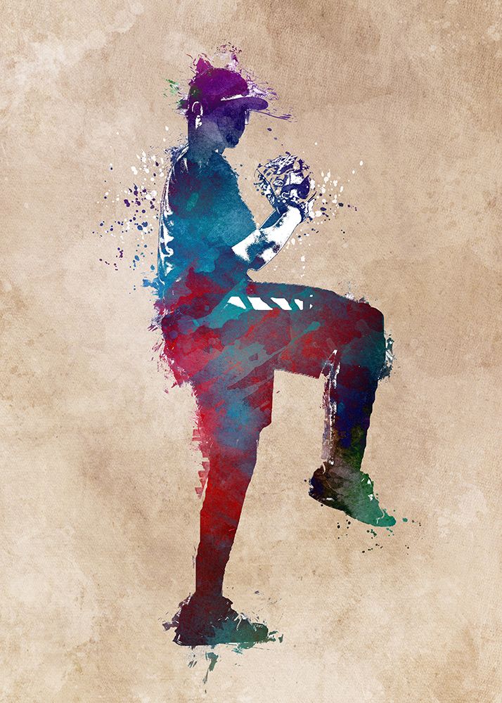 Baseball Sport Art 12 art print by Justyna Jaszke for $57.95 CAD