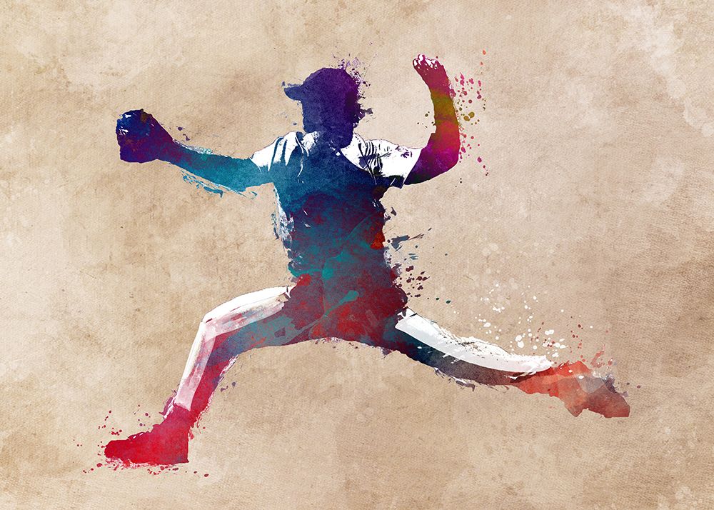 Baseball Sport Art 8 art print by Justyna Jaszke for $57.95 CAD