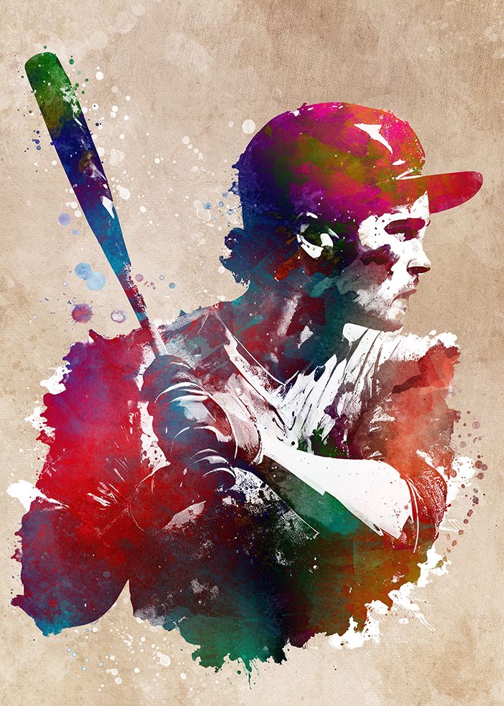 Baseball Sport Art 10 art print by Justyna Jaszke for $57.95 CAD