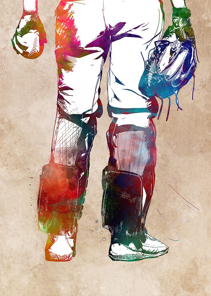 Baseball Sport Art 11 art print by Justyna Jaszke for $57.95 CAD