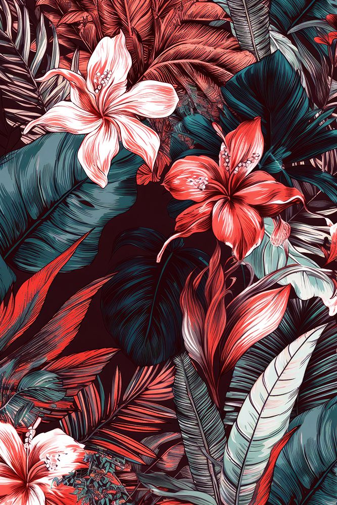 Tropical Flora 2 art print by Justyna Jaszke for $57.95 CAD