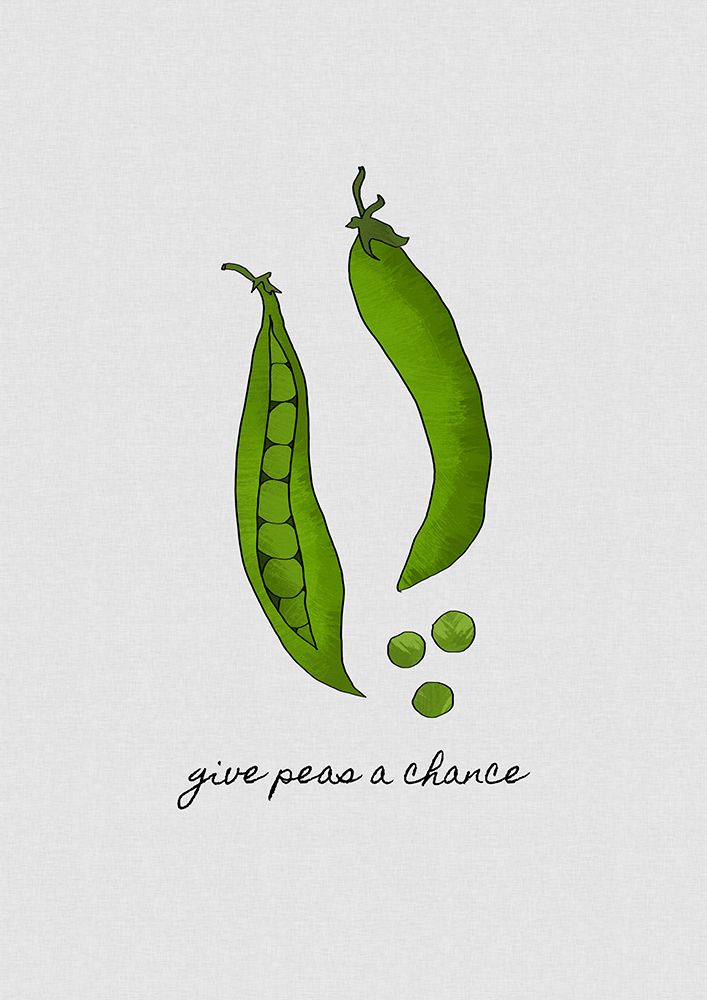 Give Peas A Chance art print by Orara Studio for $57.95 CAD