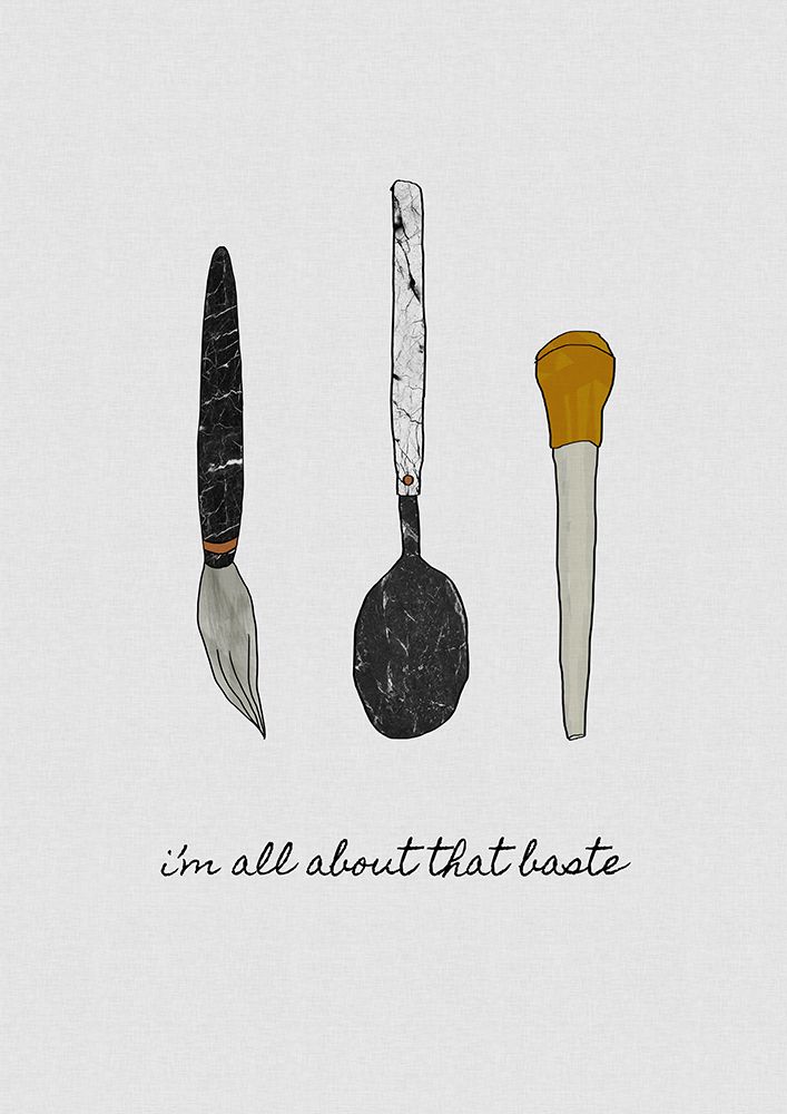 Im All About The Baste art print by Orara Studio for $57.95 CAD