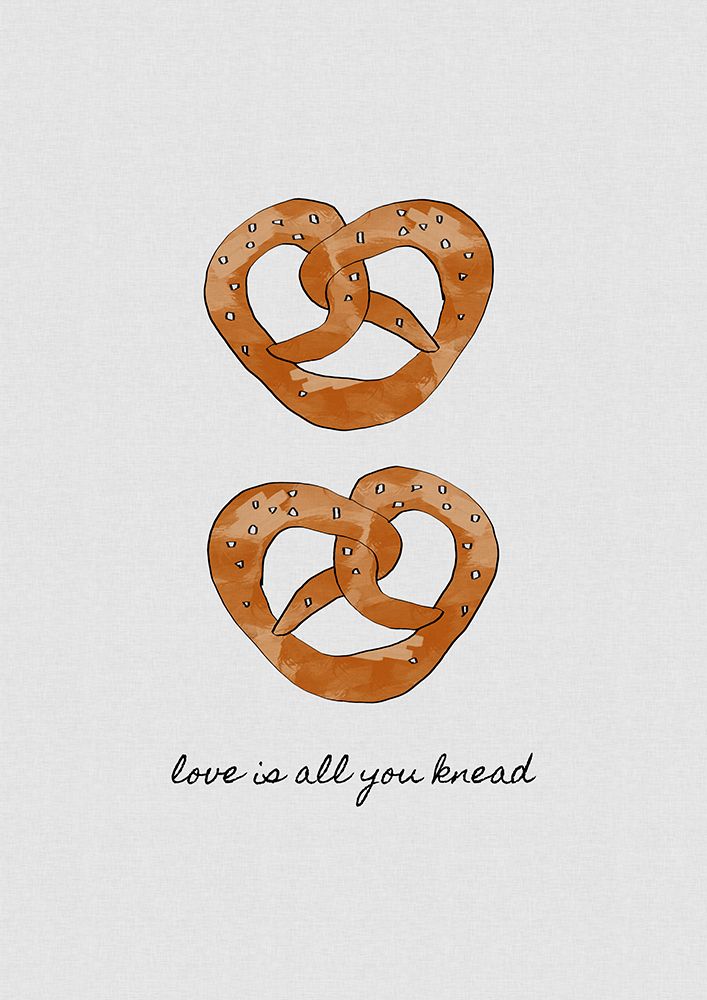 Love Is All You Knead art print by Orara Studio for $57.95 CAD