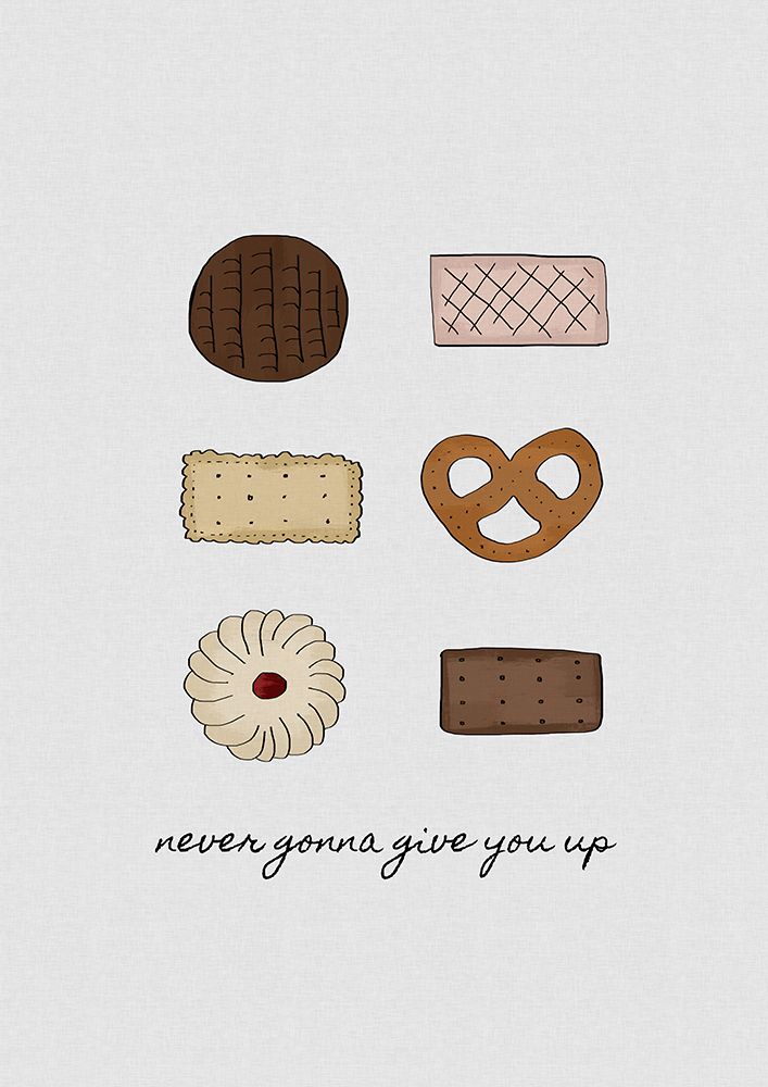 Never Gonna Give You Up art print by Orara Studio for $57.95 CAD