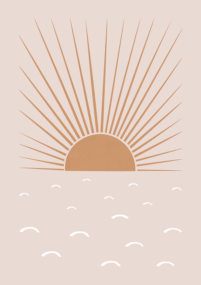 Blush Sun art print by Orara Studio for $57.95 CAD