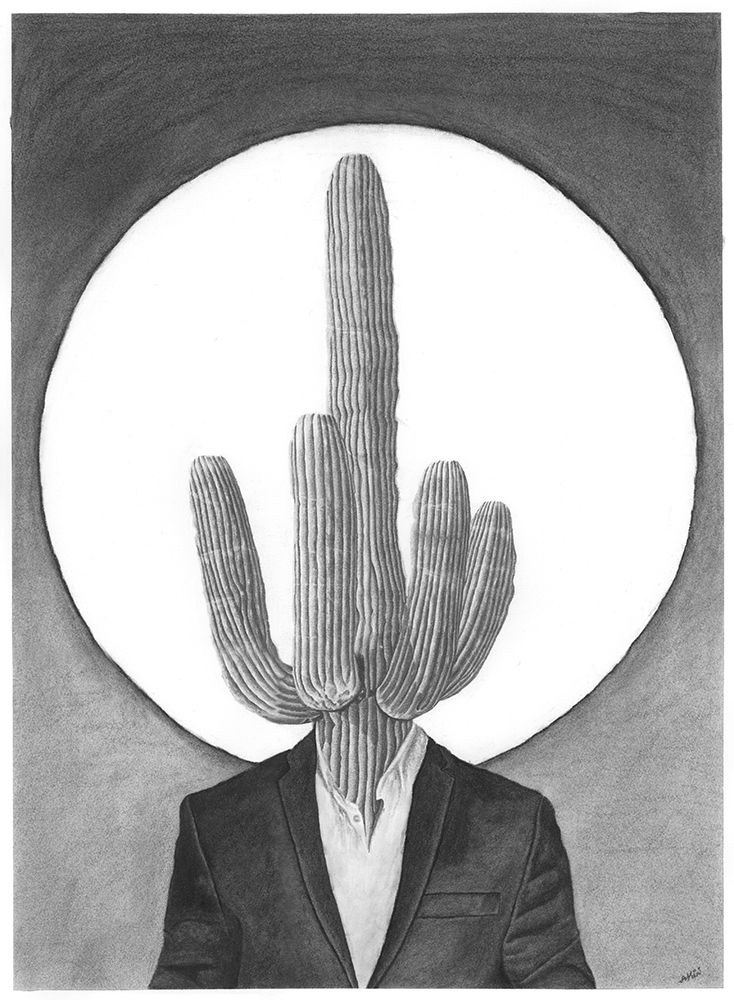 Cactus art print by Akin Durodola for $57.95 CAD