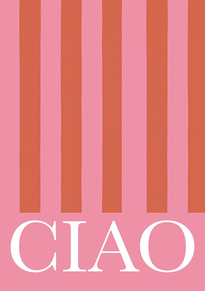 Ciao Stripes art print by Grace Digital Art for $57.95 CAD