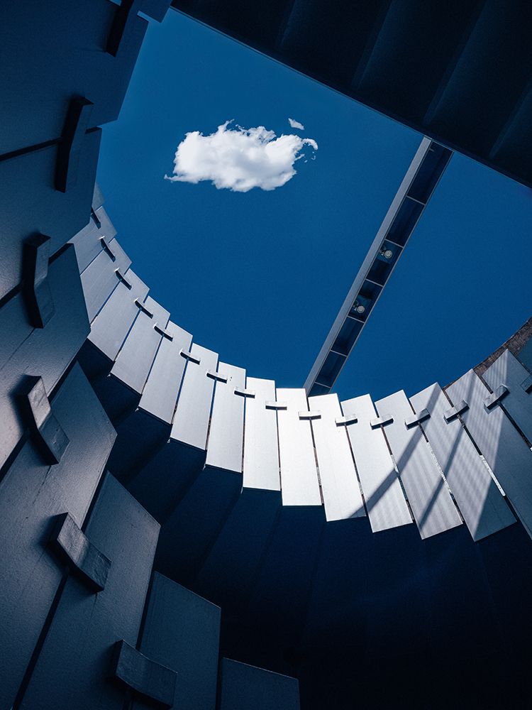 The Spiral Stairs art print by Yuzo Fujii for $57.95 CAD