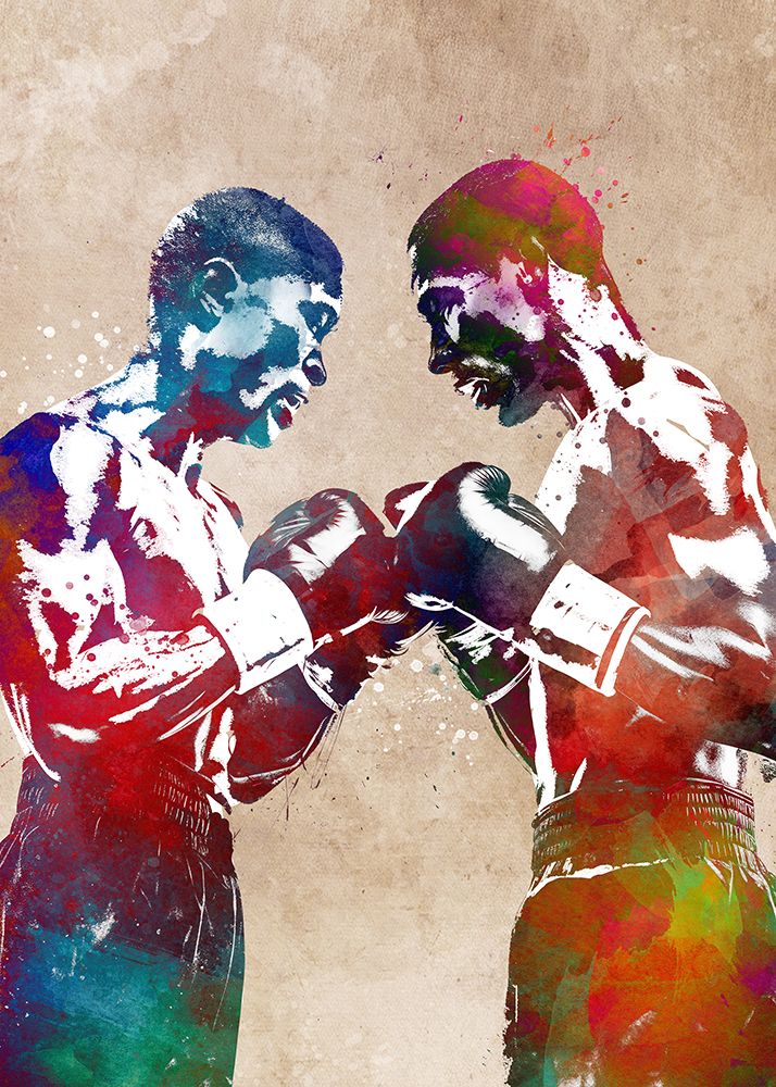 Boxing Sport Art art print by Justyna Jaszke for $57.95 CAD