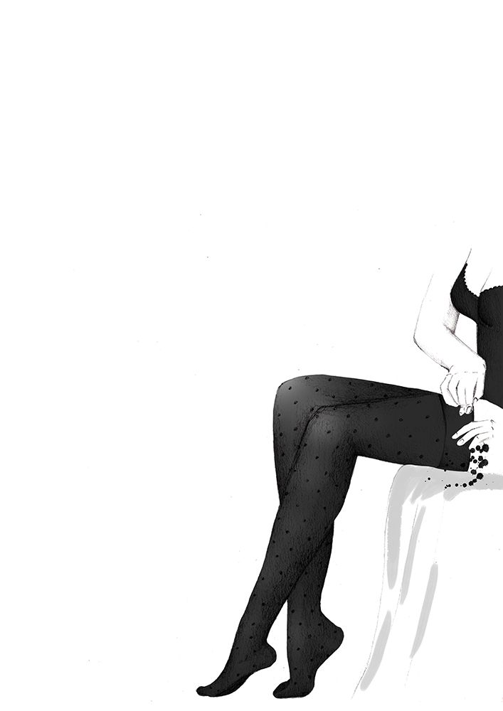 3   Femme Collants art print by Laura Gervais for $57.95 CAD