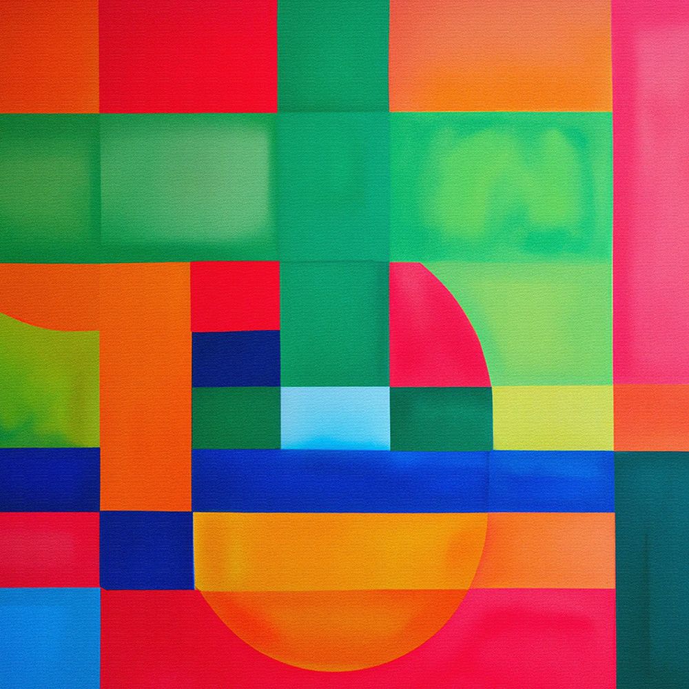 Modern Vibrant Painting No.8 art print by The Miuus Studio for $57.95 CAD
