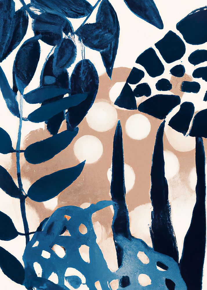 Blue Tropics art print by Merel Takken for $57.95 CAD