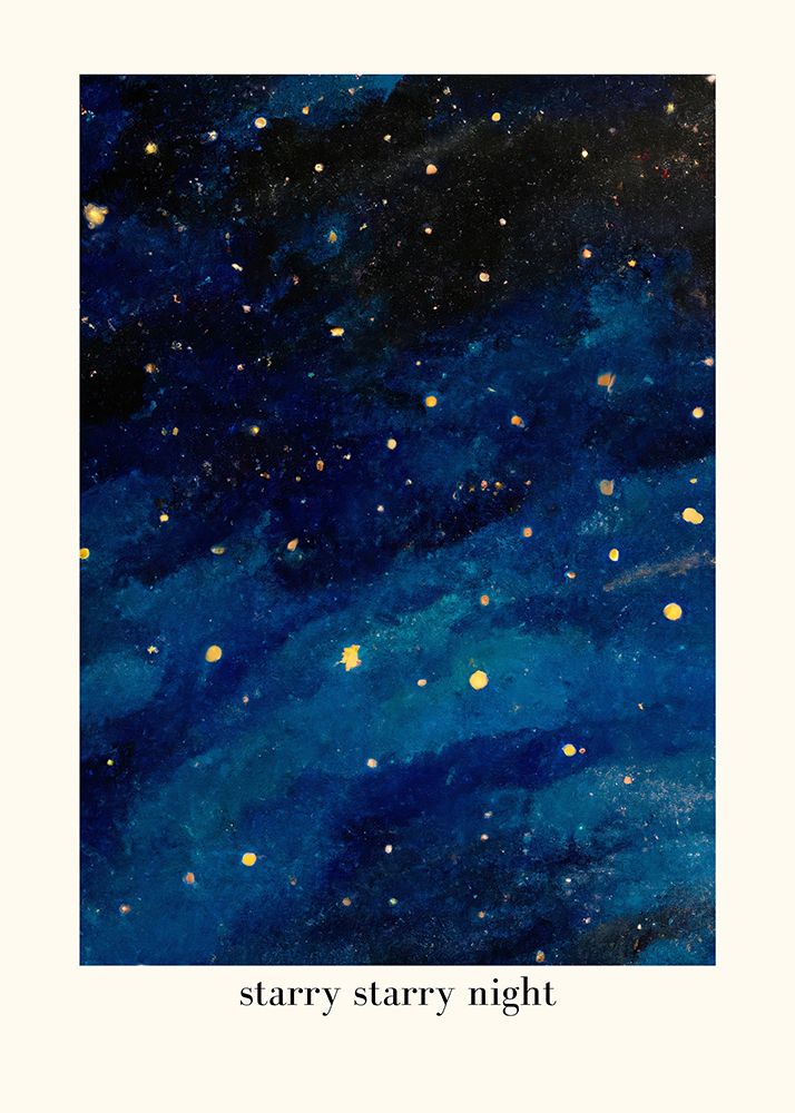Starry Starry Night art print by Merel Takken for $57.95 CAD