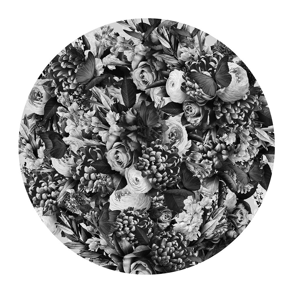 Journey Blooms Black A White art print by Sue Skellern for $57.95 CAD