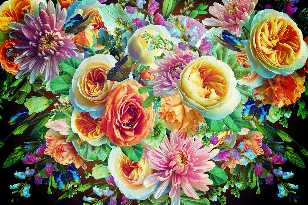 Morning Blooms Cancan art print by Sue Skellern for $57.95 CAD