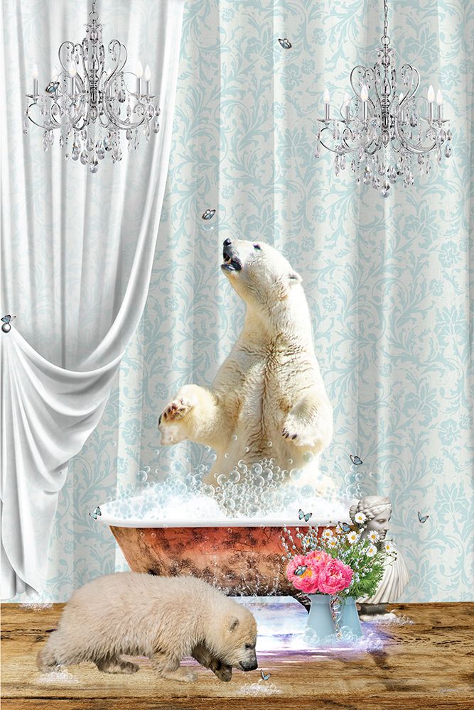 Polar Bears A Bubbles art print by Sue Skellern for $57.95 CAD