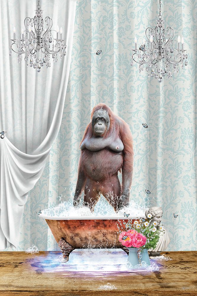 Orangutan A Bubbles art print by Sue Skellern for $57.95 CAD