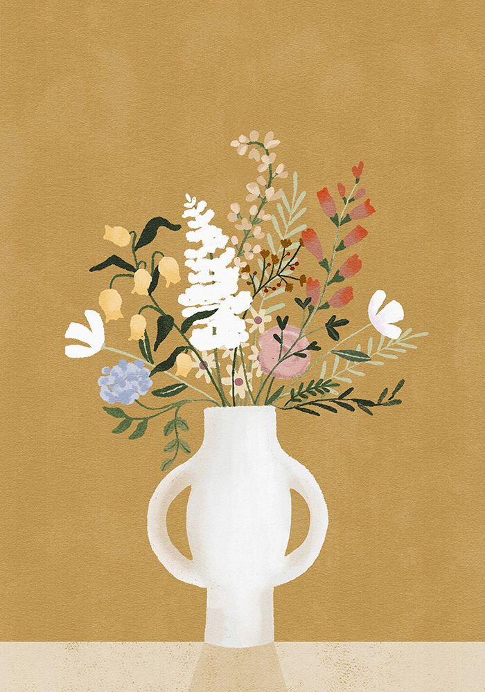 Autumn Bouquet art print by Goed Blauw for $57.95 CAD