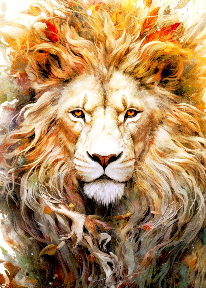 Lion Animal Art #Lion art print by Justyna Jaszke for $57.95 CAD