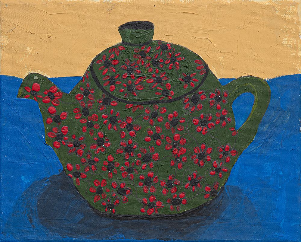 Teapot With Flowers art print by Dale Hefer for $57.95 CAD