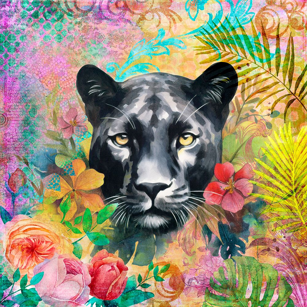 Cheetah Tropical Garden 3 art print by Andrea Haase for $57.95 CAD
