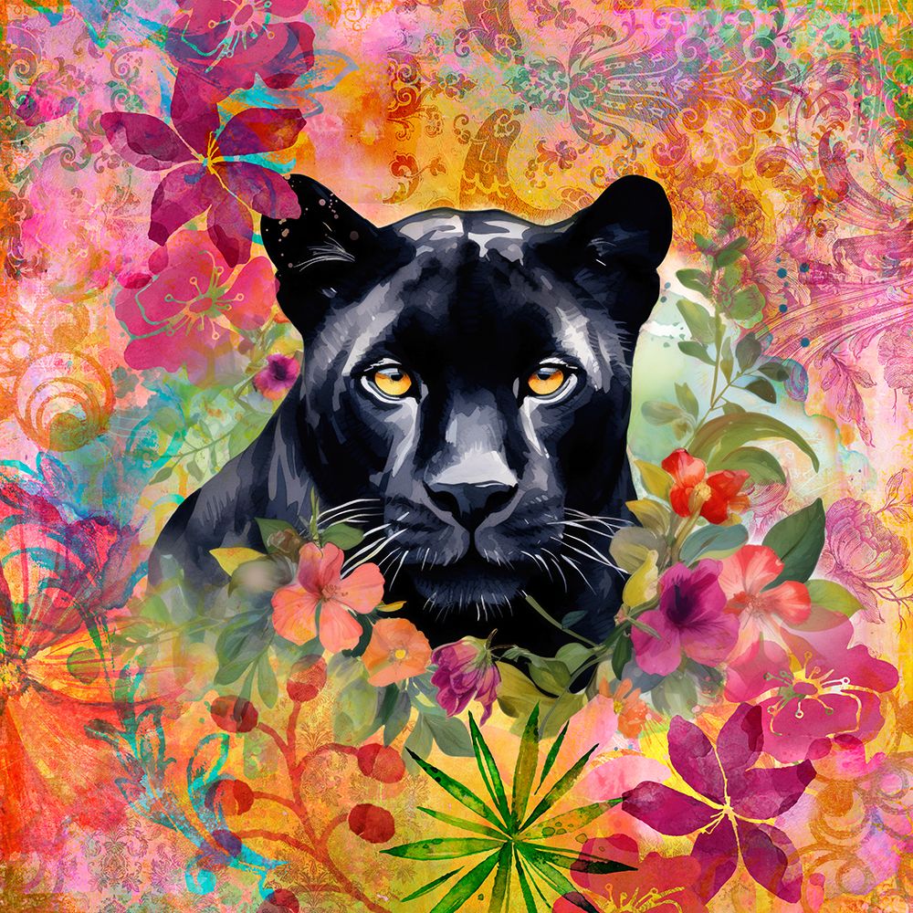 Cheetah Tropical Garden art print by Andrea Haase for $57.95 CAD