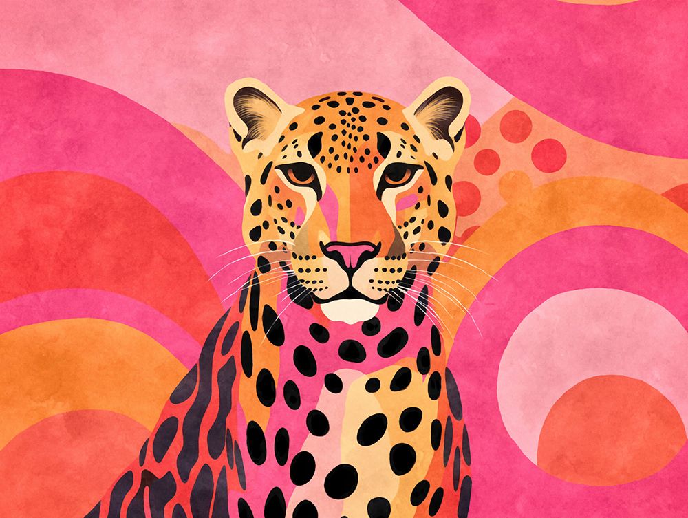 Fancy Cheetah 001 art print by Andrea Haase for $57.95 CAD